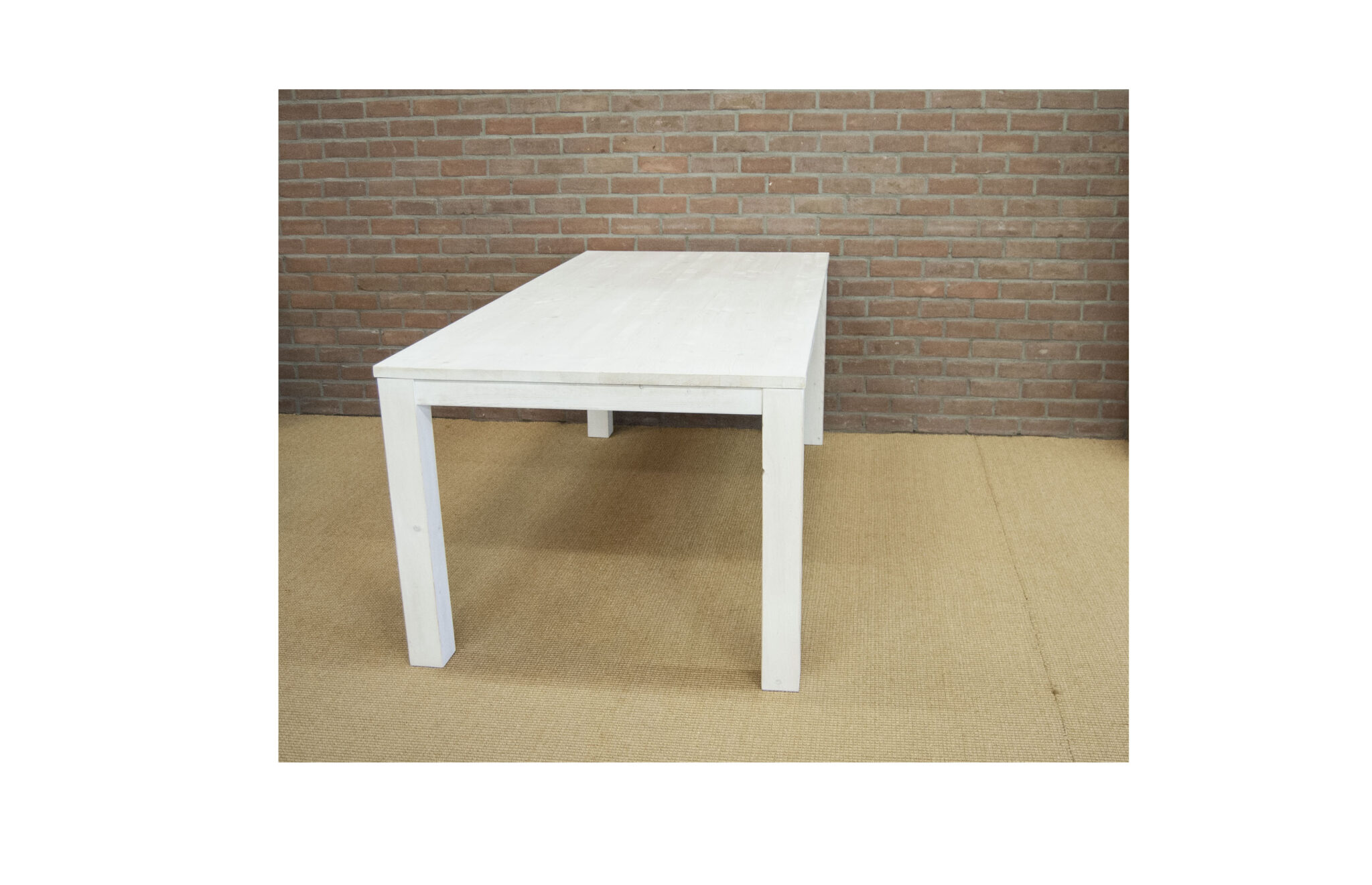 Eettafel White Wash 200100 Rotanmanden De Webshop Voor Rotan Artikelen